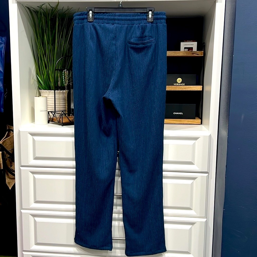 Envy Men  2 piece shirt & pants navy blue XL %95 POLYESTER %5 LYCRA - Picture 7 of 11